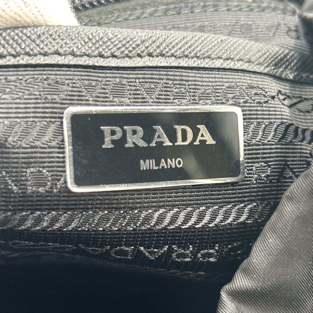 Prada Backpack Medium Re Nylon Triangle Logo Bag … - image 5